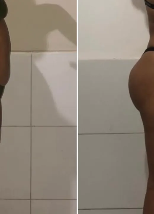 Resultado real de aluno — antes e depois